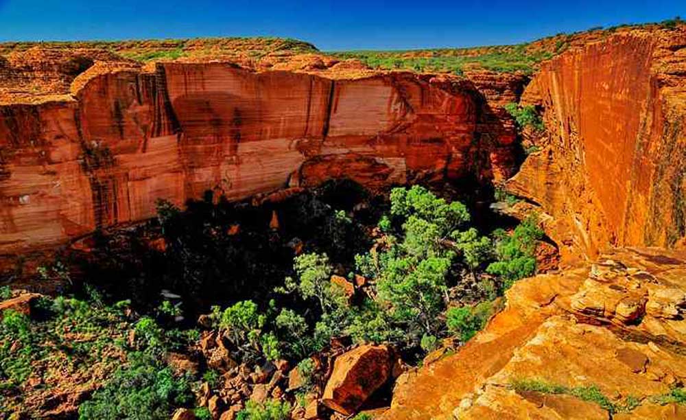 Australie Kings Canyon-Jardin Éden