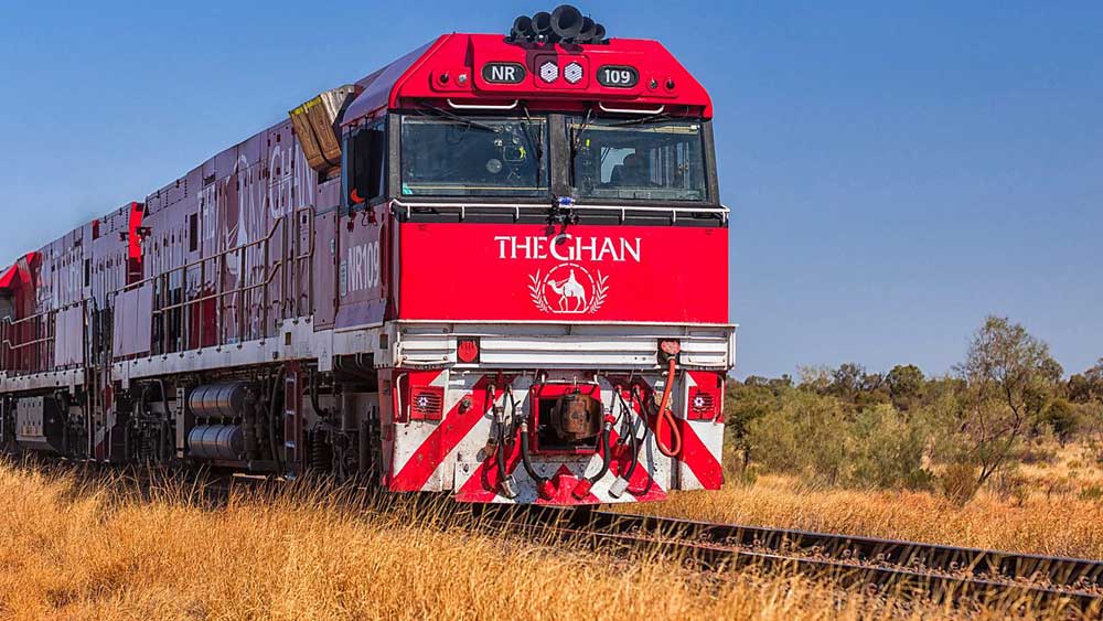 TRAINS Australie LE GHAN 